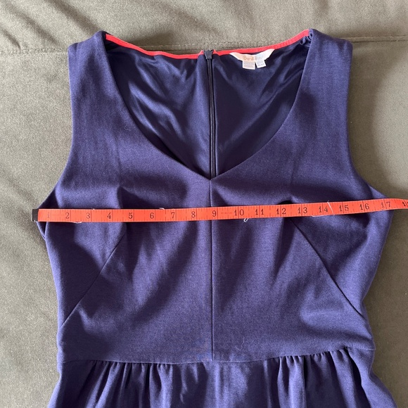 NWOT Boden Sarah navy blue ponte vneck  shift dress S-M - Picture 5 of 11